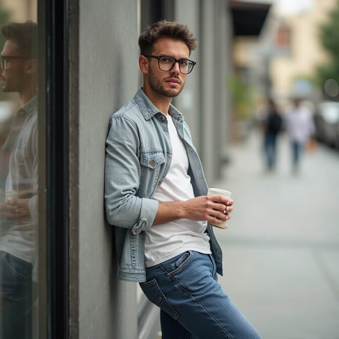 Leaning Against a Wall