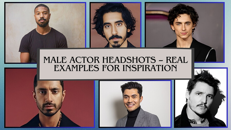 Male Actor Headshots – Real Examples for Inspiration