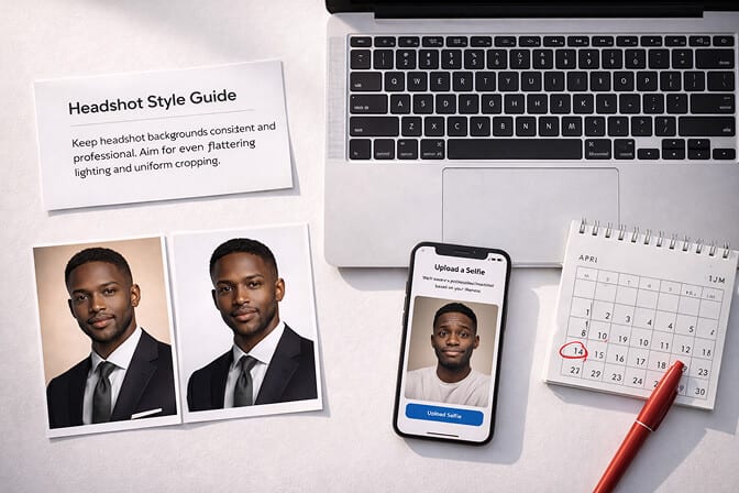 Step by Step Guide to Matching Team Headshots