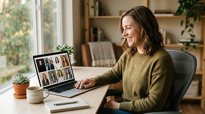 Decision guide for choosing the right modern corporate headshot style based on your industry role and professional goals
