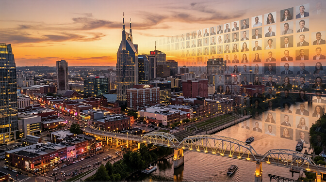 Trends in how Nashville professionals across real estate healthcare music and tech industries are approaching headshots in 2026
