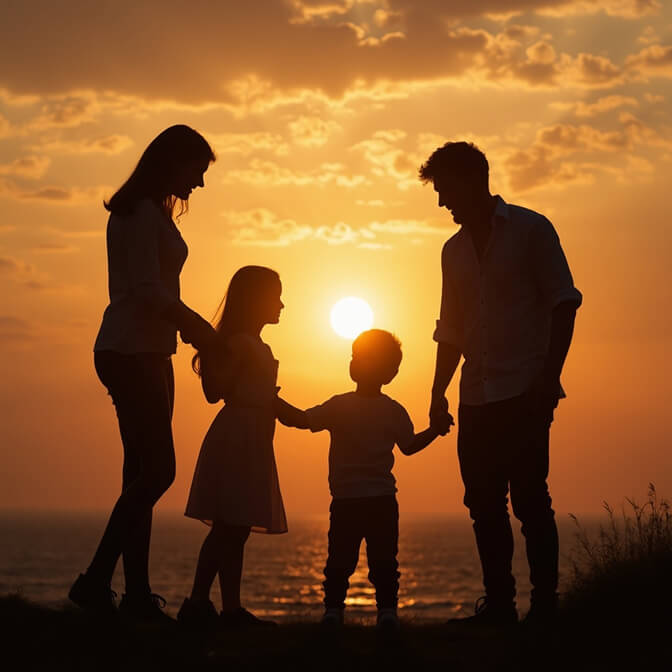 Silhouette at Sunset