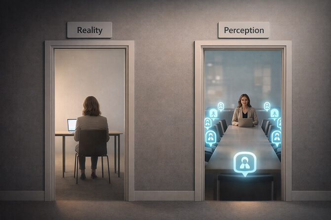 Professional signals that close the perception gap between a solopreneur and a full team