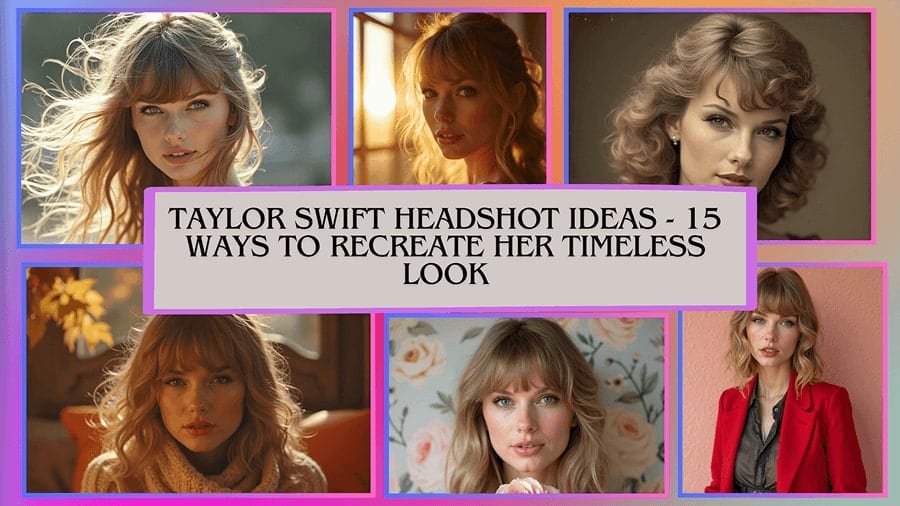Taylor Swift Headshot Ideas - 15 Ways to Recreate Her Timeless Look
