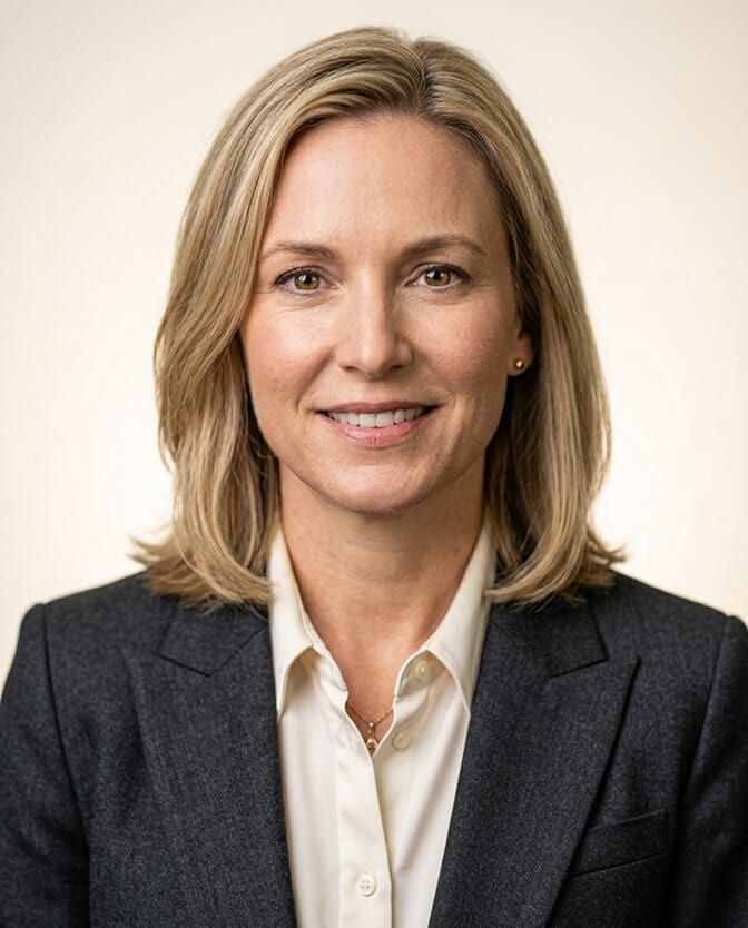 Three side by side headshot examples illustrating the layering formula with navy blazer over a light shirt, charcoal over deep teal, and burgundy over cream