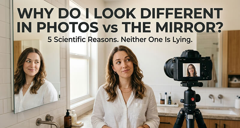 Why Do I Look Different in Photos vs the Mirror? (The Science)