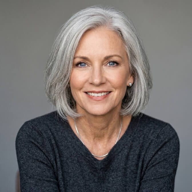 Warm, well-lit professional headshot of a woman showing how fixing the technical mistakes produces a photo you would actually use