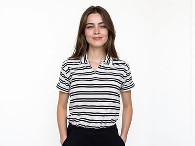 Striped Polo