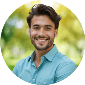 headshot of a man with a clean edited background