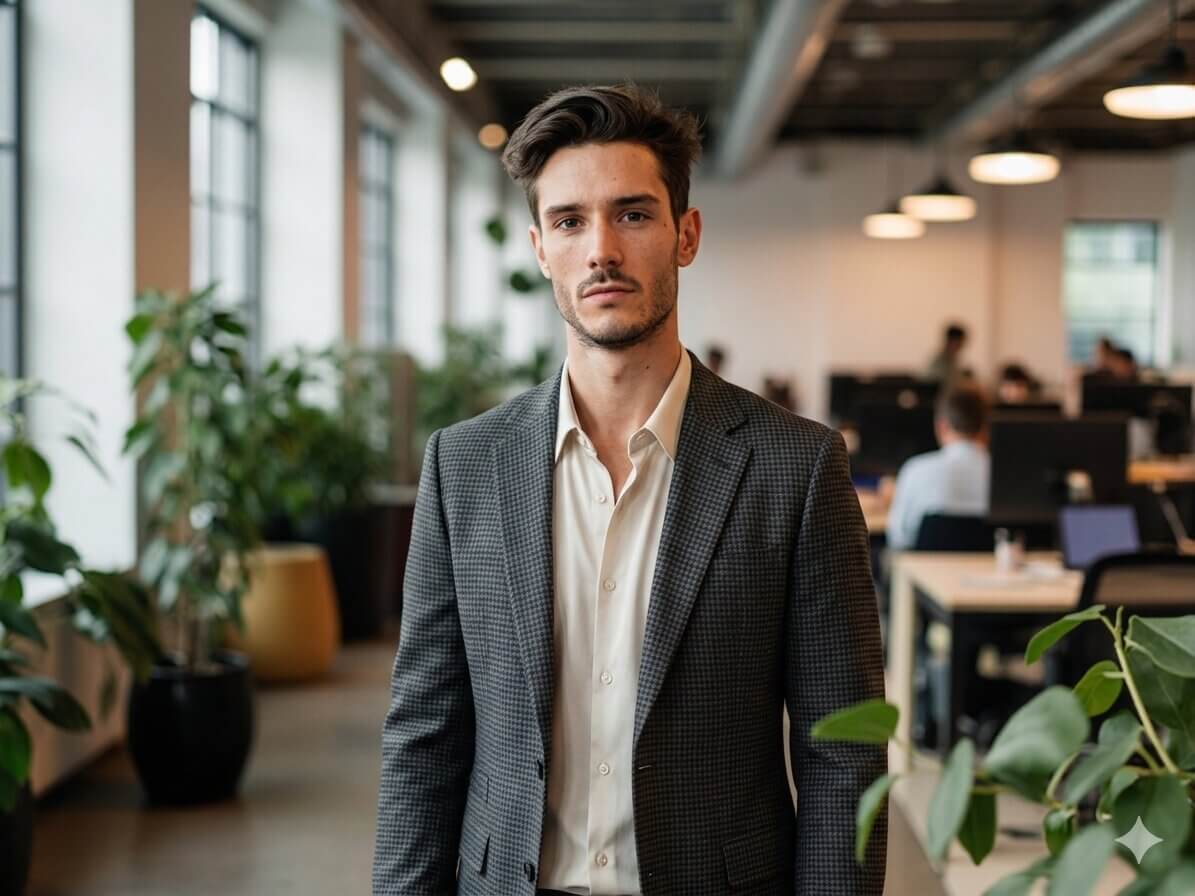 Modern office backdrop