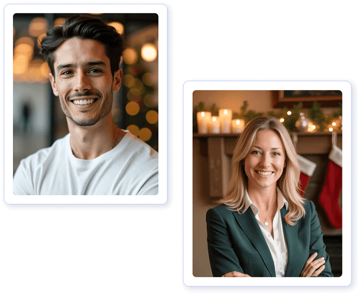 Secure AI Christmas photo processing