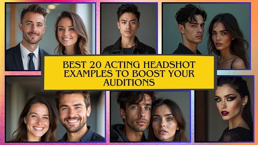 Best 20 Acting Headshot Examples to Boost Your Auditions