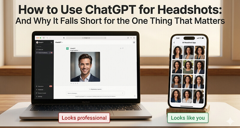 How to Use ChatGPT for Headshots (And Why It Falls Short)