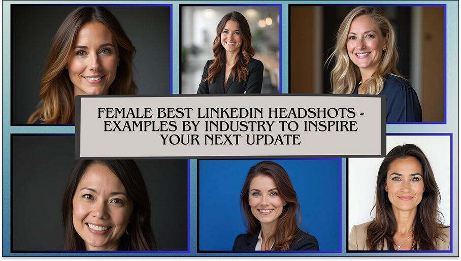 Female Best LinkedIn Headshots - Examples by Industry to Inspire Your Next Update