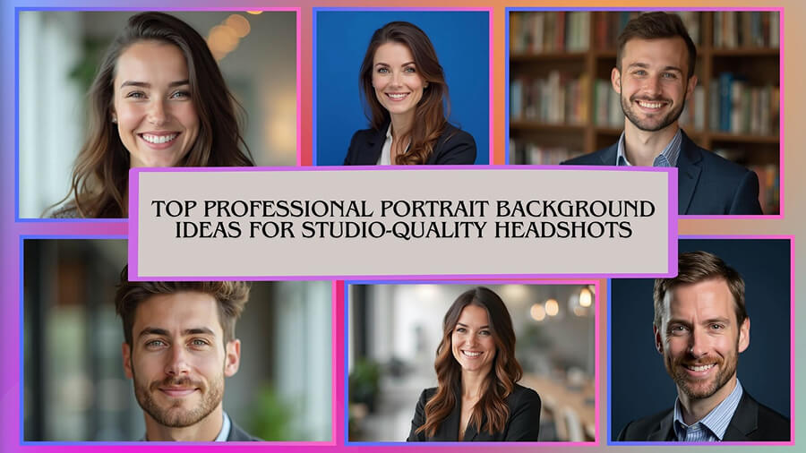 Top Professional Portrait Background Ideas for Studio-Quality Headshots