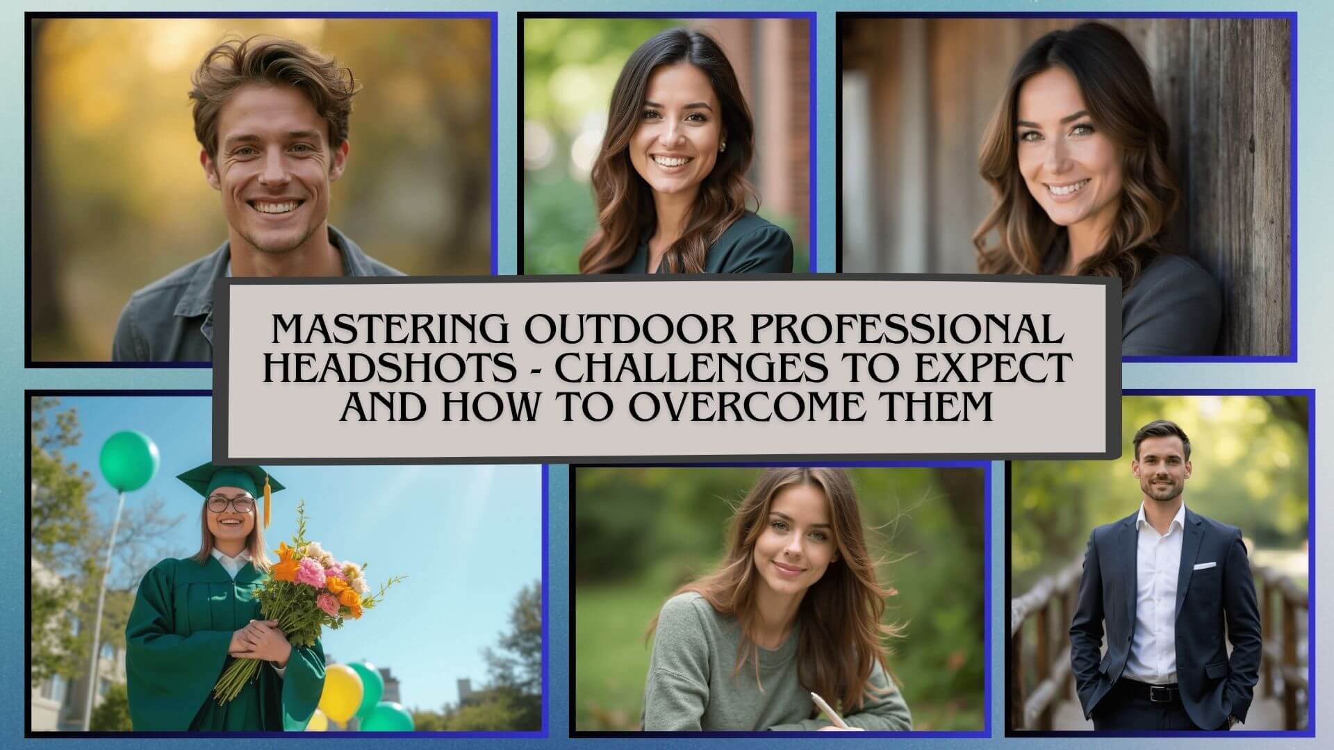 Mastering Outdoor Professional Headshots - Challenges to Expect and How to Overcome Them