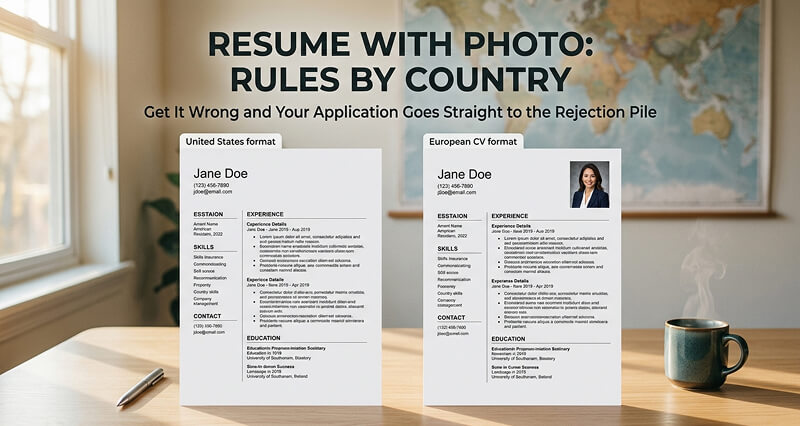 Resume With Photo: Country Rules, Photo Specs, and How to Get One Fast