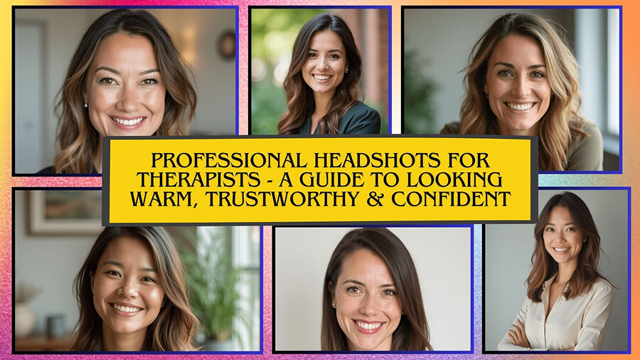 Professional Headshots for Therapists - A Guide to Looking Warm, Trustworthy & Confident