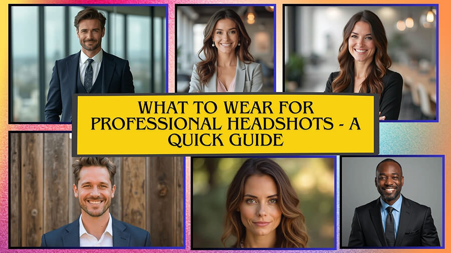 What to Wear for Professional Headshots - A Quick Guide